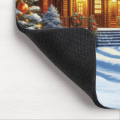 Weihnachts-/Winter-Deferlodge Mousepad (Ecke)