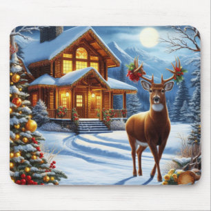 Weihnachts-/Winter-Deferlodge Mousepad