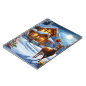 Weihnachts-/Winter-Deferlodge Notizblock (Linke Seite)