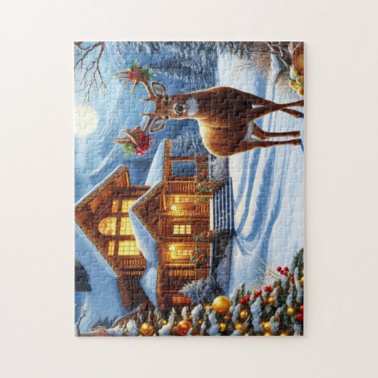 Weihnachts-/Winter-Deferlodge Puzzle (Vertikal)