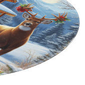 Weihnachts-/Winter-Deferlodge Schneidebrett (Ecke)