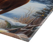 Weihnachts-/Winter-Deferlodge Schneidebrett (Ecke)