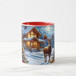 Weihnachts-/Winter-Deferlodge Tasse
