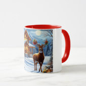 Weihnachts-/Winter-Deferlodge Tasse (VorderseiteRechts)