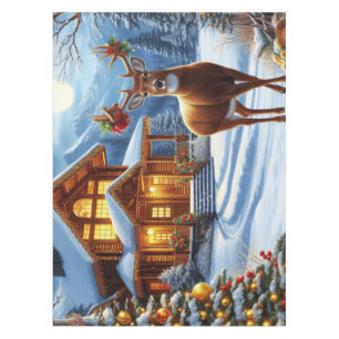 Weihnachts-/Winter-Deferlodge Tischdecke