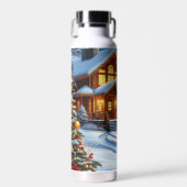 Weihnachts-/Winter-Deferlodge Trinkflasche (Vorne)