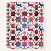 Weihnachts-Winter-Design-SpiralNotebook Notizblock (Vorderseite)