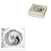Weihnachts-Winter-Eichhörnchen Gummistempel (Stempel)