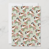 Weihnachts-Winter-Foto Einladung (Rückseite)