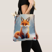 Weihnachts-Winter-Fuchs-Tragetasche Tasche (Von Nahem)