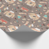 Weihnachts-Winter Geschenkpapier (Ecke)