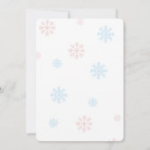 Weihnachts-Winter-Geschlechtsverkehr - Party Einla Einladung (Rückseite)