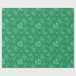 Weihnachts-Winter-Hanukkah-Schneeflocken-Design  Geschenkpapier