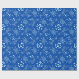 Weihnachts-Winter-Hanukkah-Schneeflocken-Design  Geschenkpapier