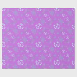 Weihnachts-Winter-Hanukkah-Schneeflocken-Design  Geschenkpapier