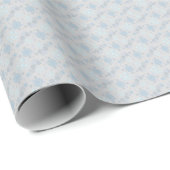 Weihnachts-Winter-Hanukkah-Schneeflockendesign Geschenkpapier (Rolleneckpunkt)
