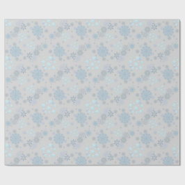 Weihnachts-Winter-Hanukkah-Schneeflockendesign Geschenkpapier