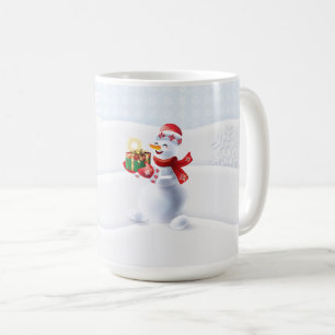 Weihnachts Winter Märchen Fantasy Snowy Snowman Kaffeetasse