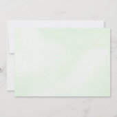 Weihnachts Winter Onederland Erster Geburtstag Fot Einladung (Rückseite)