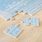 Weihnachts Winter Polar Bären Parade Puzzle (Seite)