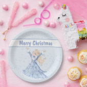 Weihnachts-Winter-Prinzessinnen Pappteller (Party)