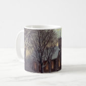 Weihnachts-Winter-Szene Tasse (Vorderseite Links)