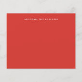 Weihnachts-Winter-Tiere Persönlicher Geschäftsbrie (Rückseite)