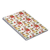 Weihnachts-, Winter- und Neujahrsdesign-Notebook Notizblock (Rechte Seite)