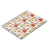 Weihnachts-, Winter- und Neujahrsdesign-Notebook Notizblock (Linke Seite)