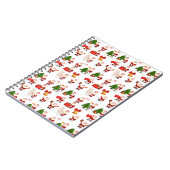 Weihnachts-, Winter- und Neujahrsdesign-Notebook Notizblock (Linke Seite)