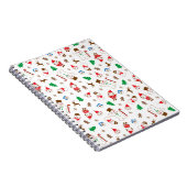 Weihnachts-, Winter- und Neujahrsdesign-Notebook Notizblock (Rechte Seite)