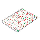 Weihnachts-, Winter- und Neujahrsdesign-Notebook Notizblock (Linke Seite)