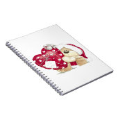 Weihnachts-, Winter- und Neujahrsdesign-Notebook Notizblock (Rechte Seite)
