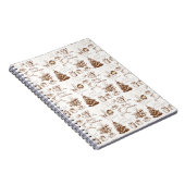 Weihnachts-, Winter- und Neujahrsdesign-Notebook Notizblock (Rechte Seite)