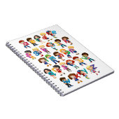 Weihnachts-, Winter- und Neujahrsdesign-Notebook Notizblock (Rechte Seite)