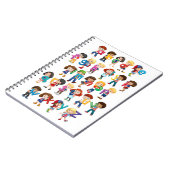 Weihnachts-, Winter- und Neujahrsdesign-Notebook Notizblock (Linke Seite)