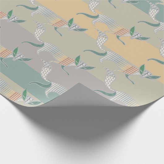 Weihnachts Winter Wonder Fox Geschenkpapier (Ecke)