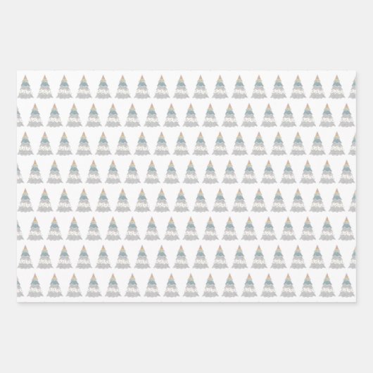 Weihnachts Winter Wonder Tree Geschenkpapier Set (Vorderseite 2)