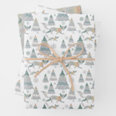 Weihnachts Winter Wonder Tree Geschenkpapier Set (Beispiel)