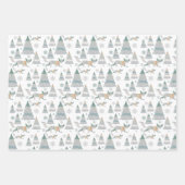 Weihnachts Winter Wonder Tree Geschenkpapier Set (Vorderseite)