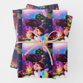 Weihnachts Winter Wonderland Ferienzeit Geschenkpapier Set (Beispiel)