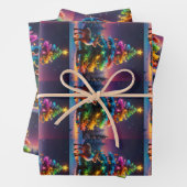 Weihnachts Winter Wonderland Ferienzeit Geschenkpapier Set (Beispiel)