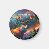 Weihnachts Winter Wonderland Ferienzeit Magnet (Vorne)