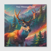 Weihnachts Winter Wonderland Ferienzeit Magnetkarte (Vorderseite)