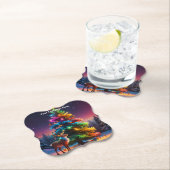 Weihnachts Winter Wonderland Ferienzeit Untersetzer (Vor Ort)