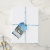 Weihnachts Winter Wonderland Geschenkanhänger (Mit Garn)