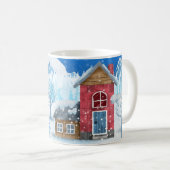 Weihnachts Winter Wonderland Kaffeetasse (VorderseiteRechts)