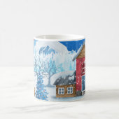 Weihnachts Winter Wonderland Kaffeetasse (Mittel)