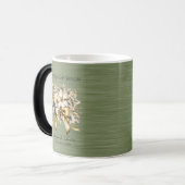 Weihnachts-Winterberry-Vater des Grooms Verwandlungstasse (Vorderseite Links)