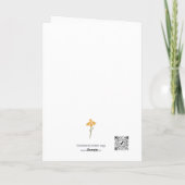 Weihnachts-Winterdorf Illustriert Karte (Rückseite)